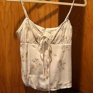 WAYF Sleeveless Ditzy Flower Top Size Small NWT